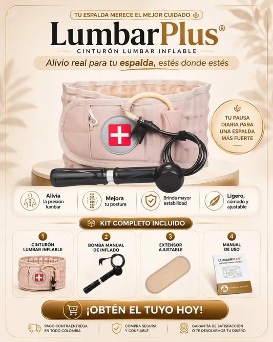 LumbarPlus®-Cinturon De Descompresion Lumbar